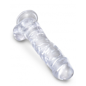 Фаллоимитатор Pipedream King Cock Clear 8" Cock with Balls