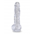 Фаллоимитатор Pipedream King Cock Clear 8" Cock with Balls