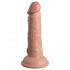 Фаллоимитатор Pipedream King Cock Elite 6" Silicone Dual Density Cock, телесный