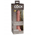 Фаллоимитатор Pipedream King Cock Elite 7" Silicone Dual Density Cock, телесный