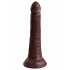 Фаллоимитатор Pipedream King Cock Elite 7" Silicone Dual Density Cock, коричневый