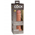 Фаллоимитатор Pipedream King Cock Elite 8" Silicone Dual Density Cock, кофейный
