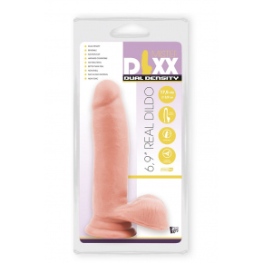 Фаллоимитатор-реалистик Mr Dixx Dual Density Dildo 6.9"