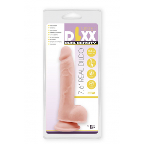 Фаллоимитатор-реалистик Mr Dixx Dual Density Dildo 7.6"