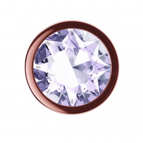 Анальная пробка с кристаллом Diamond Moonstone Shine S