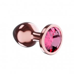 Анальная пробка с кристаллом Diamond Ruby Shine S