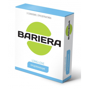 Продлевающие презервативы Bariera Long Love, 3 шт.