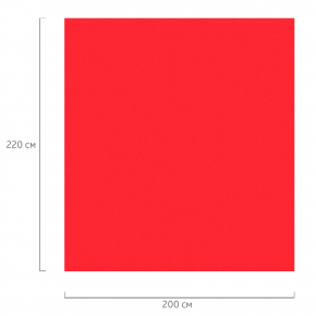 Фиксация из ПВХ для развлечений для взрослых, красная, 220×200 см