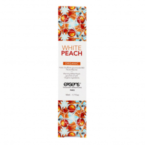 Разогревающее массажное масло с органическими ингредиентами Gourmet White Peach Organic, 50 мл