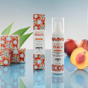 Разогревающее массажное масло с органическими ингредиентами Gourmet White Peach Organic, 50 мл