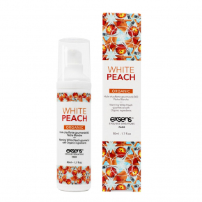 Разогревающее массажное масло с органическими ингредиентами Gourmet White Peach Organic, 50 мл