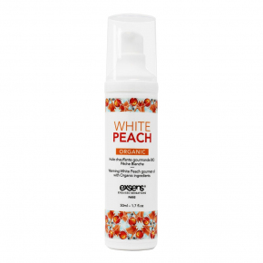 Разогревающее массажное масло с органическими ингредиентами Gourmet White Peach Organic, 50 мл