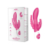 Вибратор-кролик с анальным отростком The Beaded D.P.Rabbit