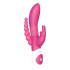 Вибратор-кролик с анальным отростком The Beaded D.P.Rabbit