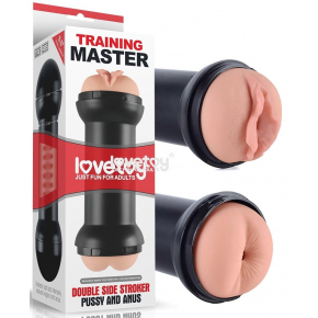 Двусторонний мастурбатор Training Master Double Side Stroker Pussy and Anus