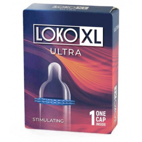 Симулирующая насадка на пенис Loko Xl Ultra