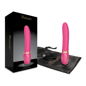 Рельефный вибратор из силикона 10 Functions Vibrator, розовый