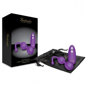 Вагинальные шарики с пультом ДУ Vibrating Kegel Balls, фиолетовые