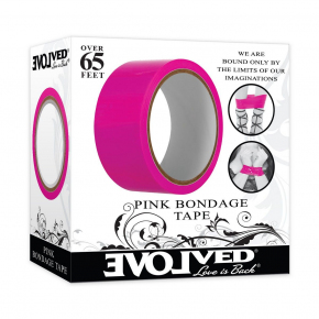 Лента для бондажа Bondage Tape, розовая