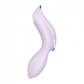 Вибромассажер с вакуумной стимуляцией Satisfyer Curvy Trinity 2, сиреневый