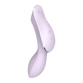 Вибромассажер с вакуумной стимуляцией Satisfyer Curvy Trinity 2, сиреневый