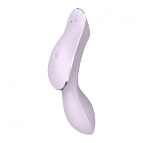 Вибромассажер с вакуумной стимуляцией Satisfyer Curvy Trinity 2, сиреневый