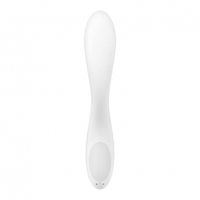 Вибромассажер с движущимся шариком Satisfyer Rrrolling Pleasure, белый