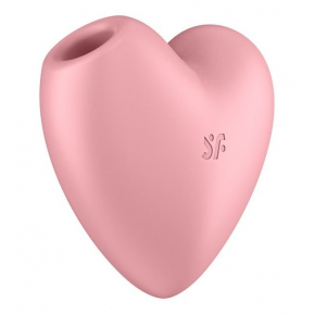 Вибромассажер с вакуум-волновой стимуляцией Satisfyer Cutie Heart, розовый
