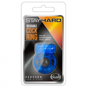 Эрекционное виброкольцо Stay Hard Reusable Cock Ring