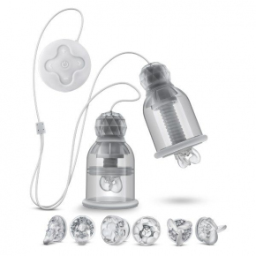 Вибронасадки на соски со сменными колпачками Titillator