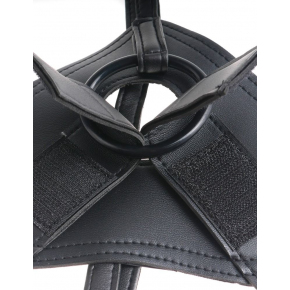 Страпон с насадкой King Cock 7" Uncut with Strap on Harness