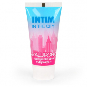 Увлажняющий лубрикант на водной основе Intim in the city Hyaluronic, 60 г