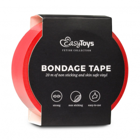 Лента для бондажа Fetish Collection Easytoys Bondage Tape, красная