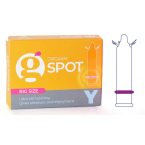 Стимулирующая насадка Sitabella condoms G-Spot Y Big size, 1 шт