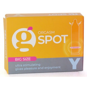 Стимулирующая насадка Sitabella condoms G-Spot Y Big size, 1 шт