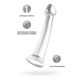 Нереалистичный фаллоимитатор Jelly Dildo S, прозрачный