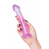Нереалистичный фаллоимитатор Jelly Dildo M, фиолетовый