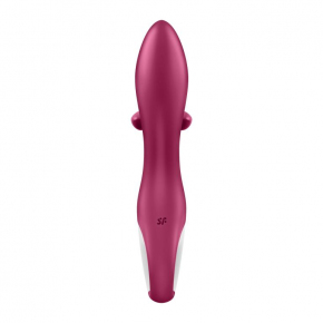 Вибратор-кролик Satisfyer Embrace Me, малиновый