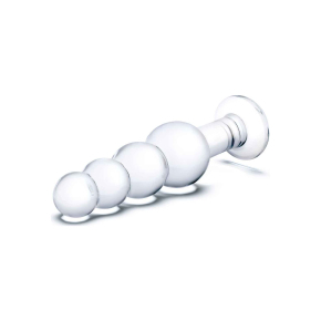 Анальная пирамида Glas Beaded Butt Plug