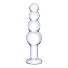 Анальная пирамида Glas Beaded Butt Plug