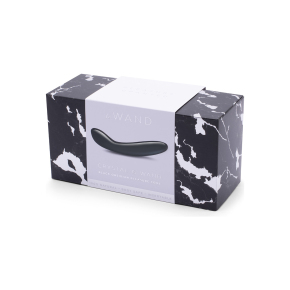 Массажер для G-точки из обсидиана Le Wand Crystal G-Wand