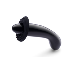 Массажер для G-точки из обсидиана Le Wand Crystal G-Wand