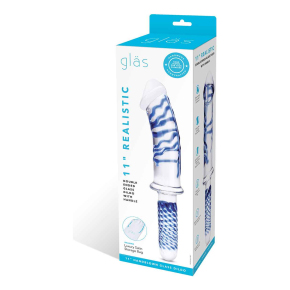 Двусторонний стимулятор Glas 11" Realistic Double Ended Dildo