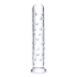 Стеклянный фаллос с массажным рельефом Glas 10" Extra Large Glass Dildo