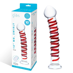 Стимулятор со спиралью Glas 10" Mr. Swirly Dildo