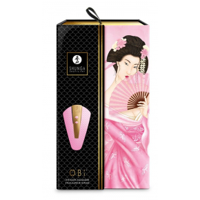 Клиторальный вибростимулятор Shunga Obi, розовый