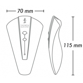 Клиторальный вибростимулятор Shunga Obi, розовый