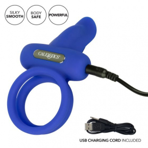 Перезаряжаемое эрекционное виброкольцо Couples Enhancers Silicone Rechargeable Dual Pleaser Enhancer