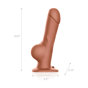 Реалистичный страпон с радиоуправлением Remote Control Realistic