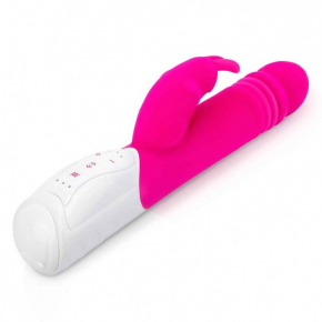 Пульсирующий вибромассажер G-Spot Thrusting Rabbit, розовый